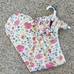 Floral Pink & Lavender Kids One-Piece Romper